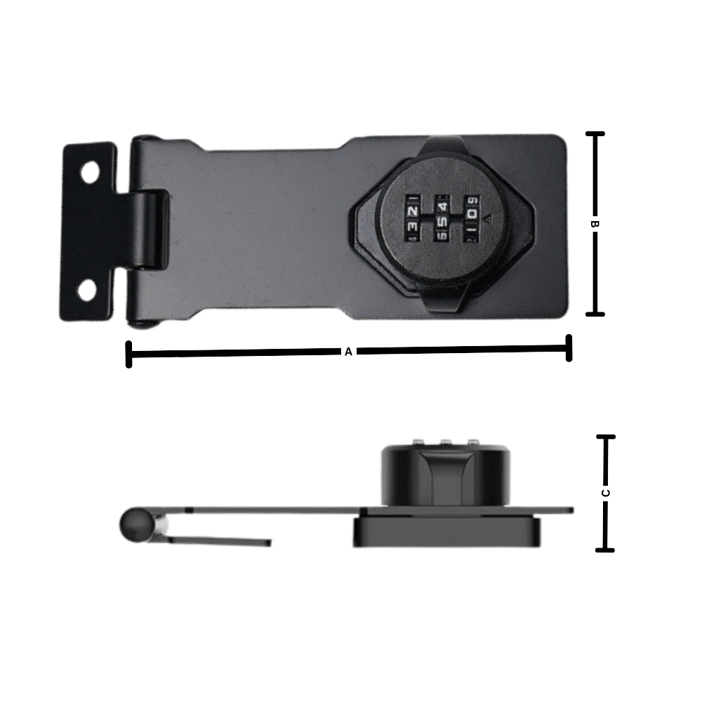 Nøglefri skabslås med hurtig montering
- Ozerty