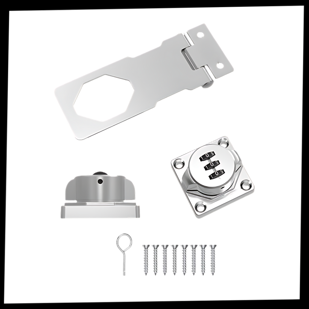 Nøglefri skabslås med hurtig montering
- Ozerty