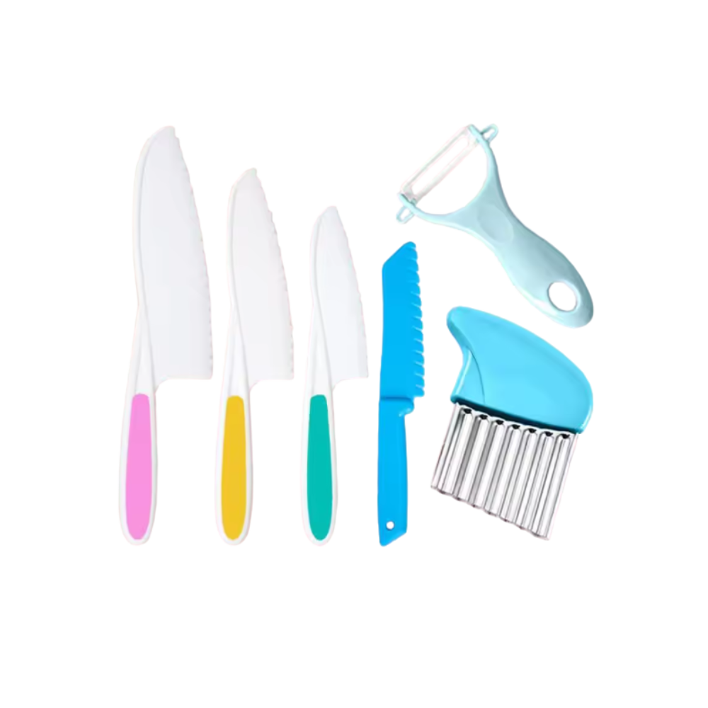 Børnevenligt Køkkensæt -Blå - Ozerty