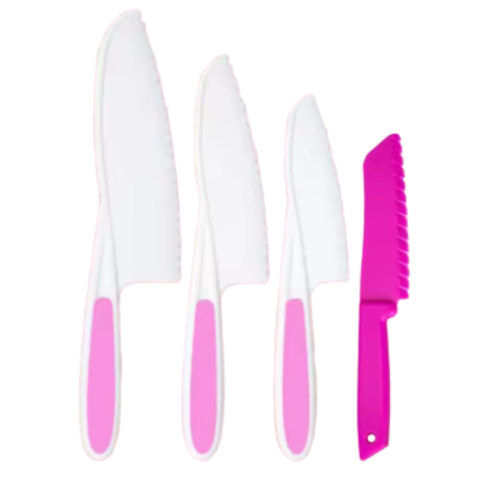 Børnevenligt Køkkensæt -Lyserød - Ozerty