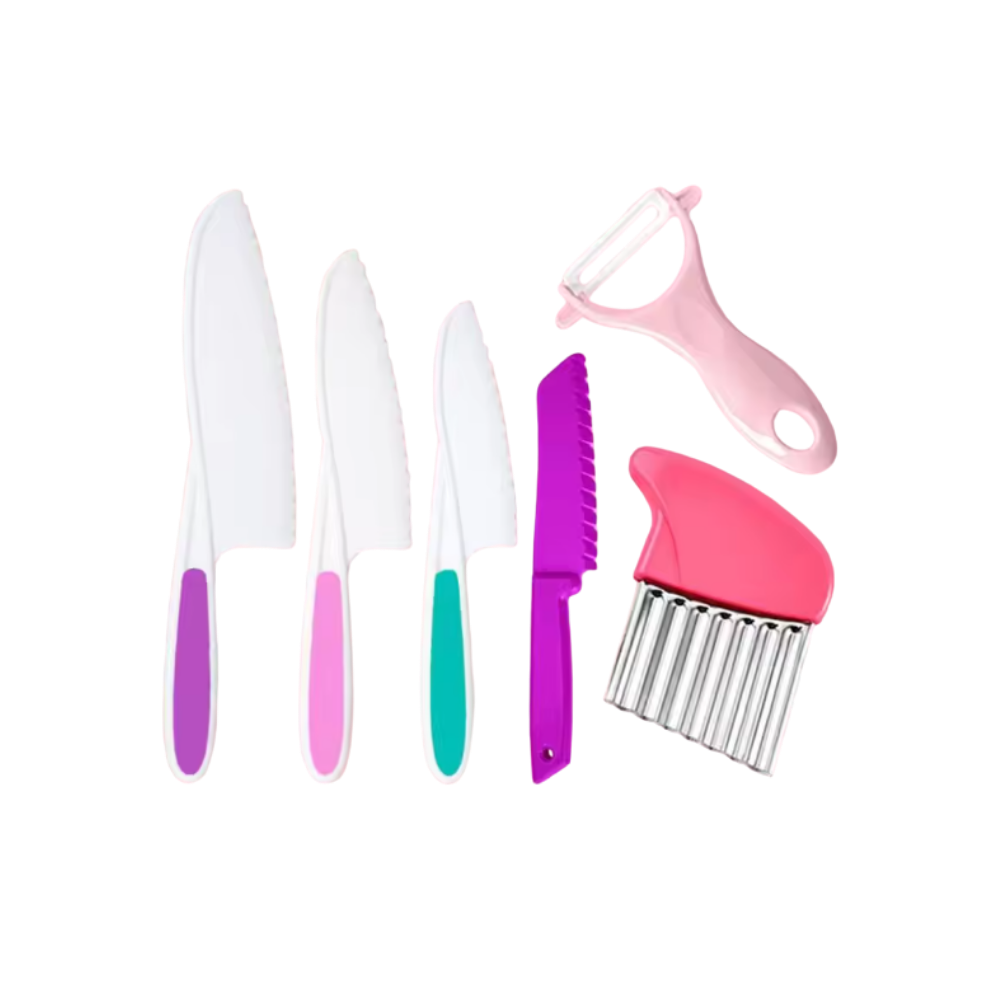 Børnevenligt Køkkensæt -Lilla - Ozerty