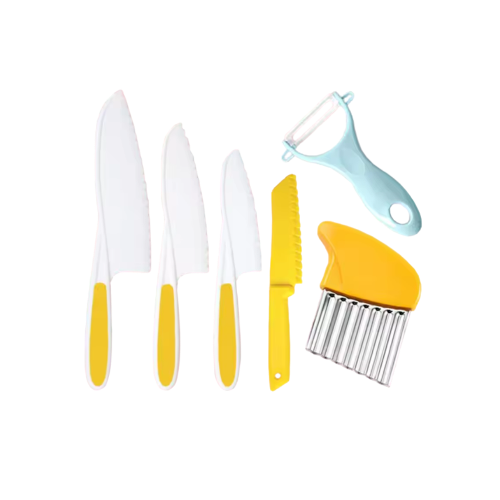 Børnevenligt Køkkensæt -Gul - Ozerty