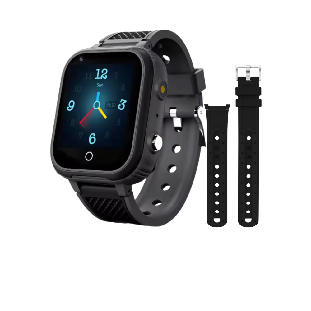 Smart Overvågningsur til Børn -Sort - Ozerty