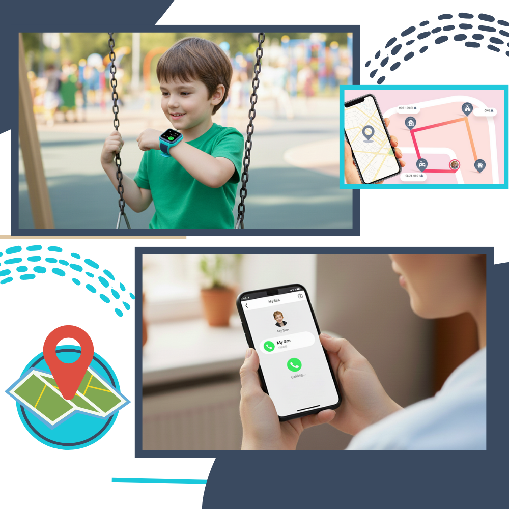 Smart Overvågningsur til Børn - Ozerty