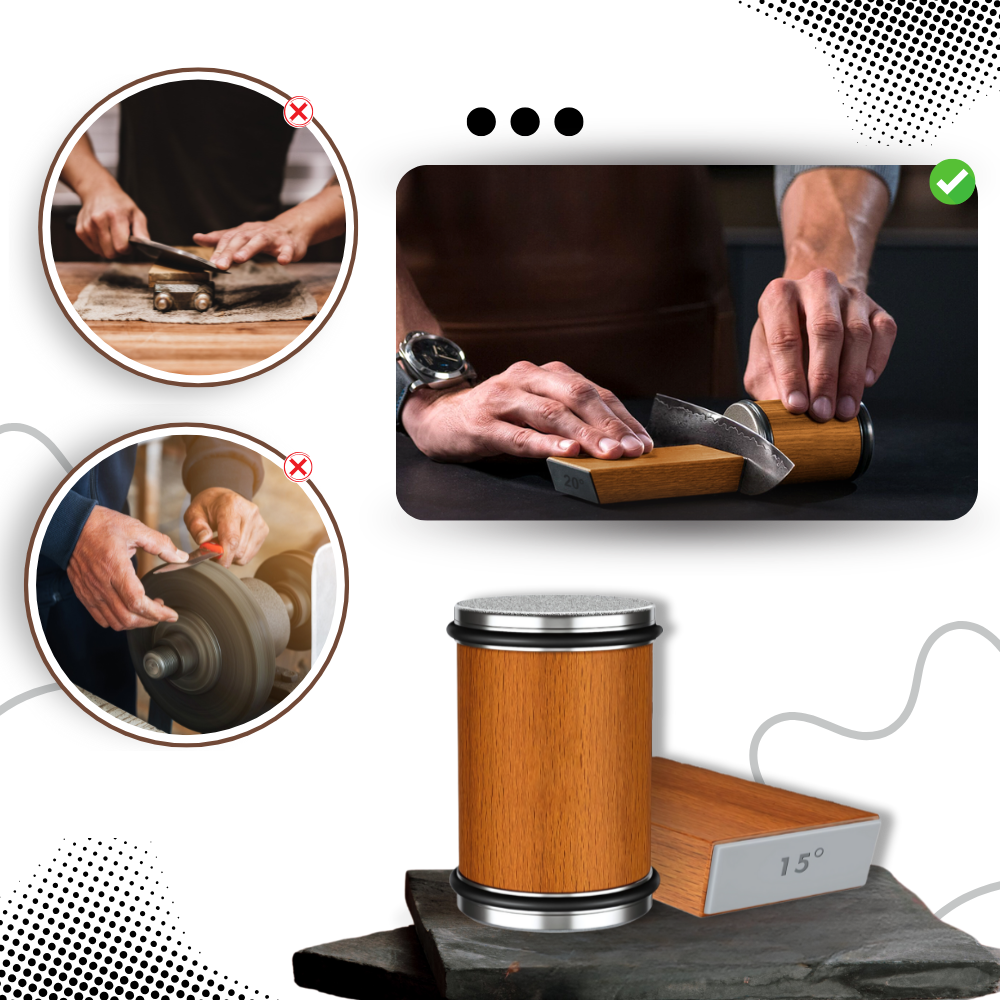 KnifeGlide Præcisionssliber - Ozerty