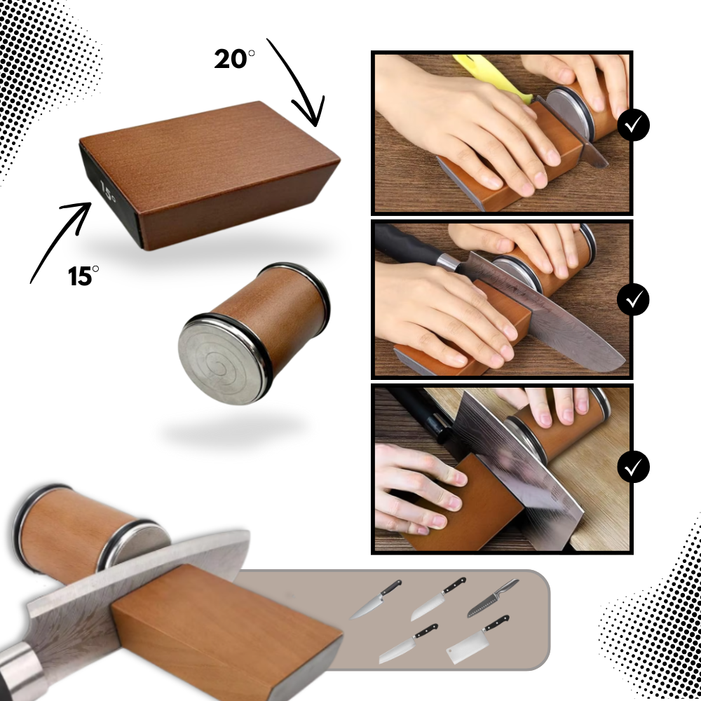 KnifeGlide Præcisionssliber - Ozerty