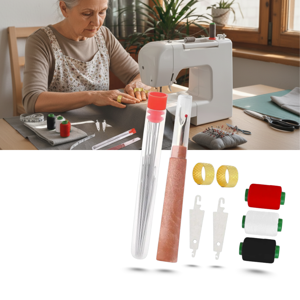 Broderinålssæt med Stort Øje - Ozerty