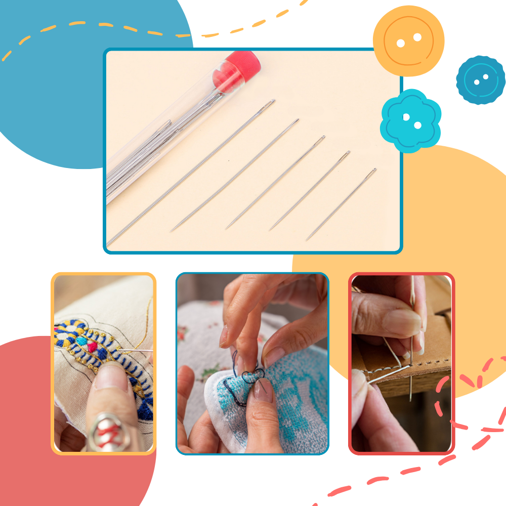 Broderinålssæt med Stort Øje - Ozerty