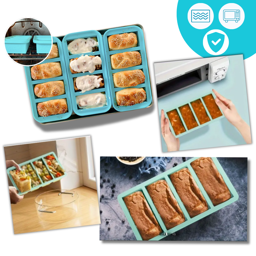 Bakke med læksikret låg til suppeterninger - Ozerty