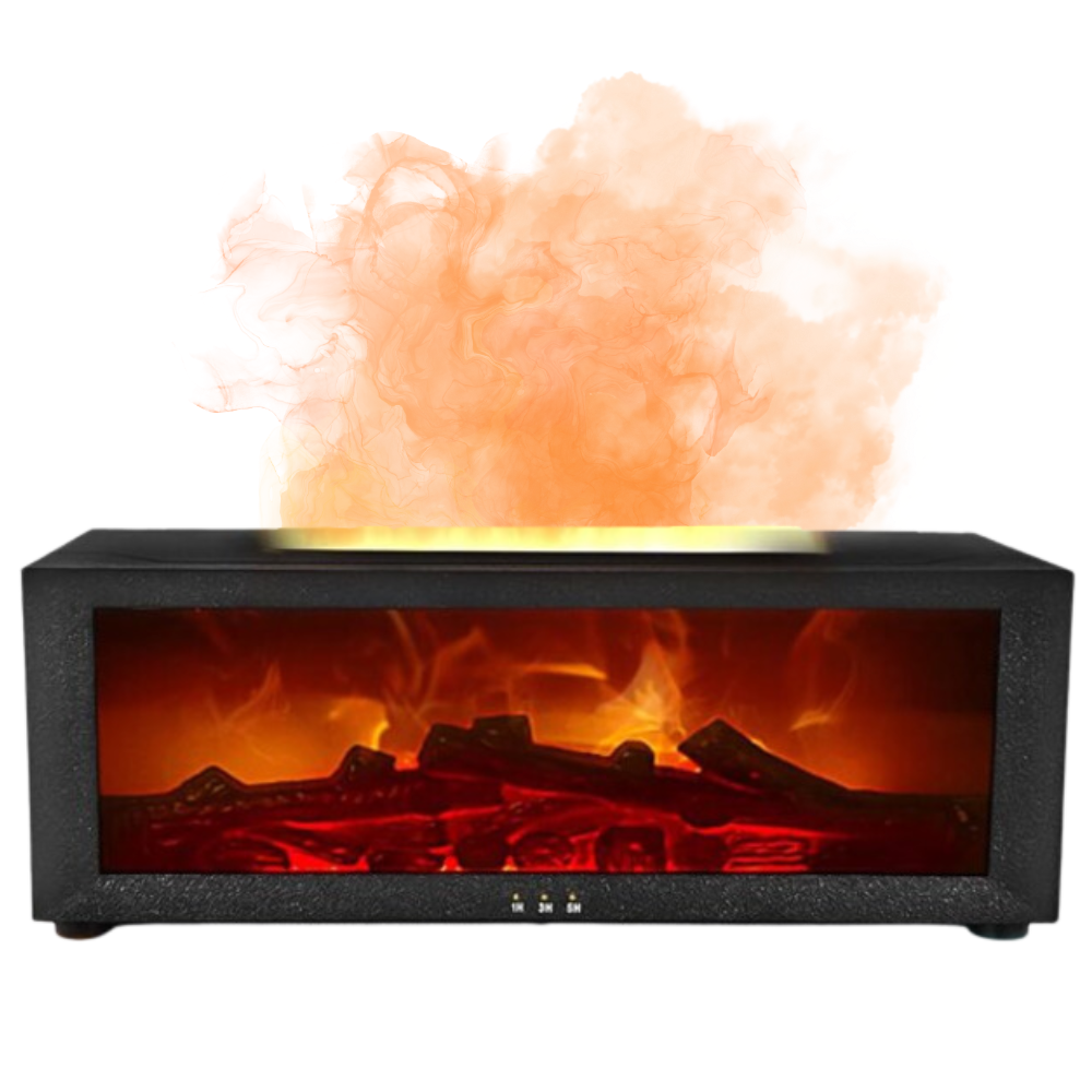 LED pejs til æterisk oliediffusion -Sort - Ozerty