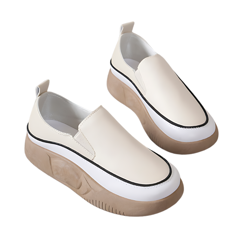 Lette bløde loafers med plateausål
-Beige/EU35/US5/UK2.5Beige/EU36/US6/UK3Beige/EU37/US6.5/UK4Beige/EU38/US7.5/UK5Beige/EU39/US8.5/UK6Beige/EU40/US9/UK6.5 - Ozerty