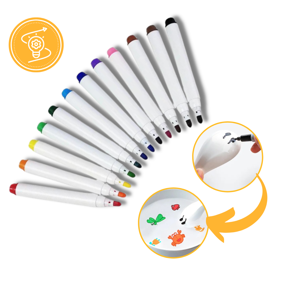 Sæt med magiske vandmalingspenne
- Ozerty