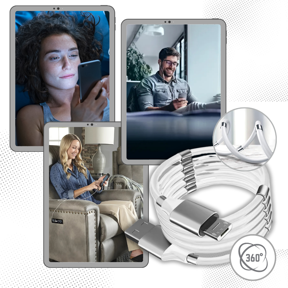 Magnetisk Flex USB-kabel - Ozerty