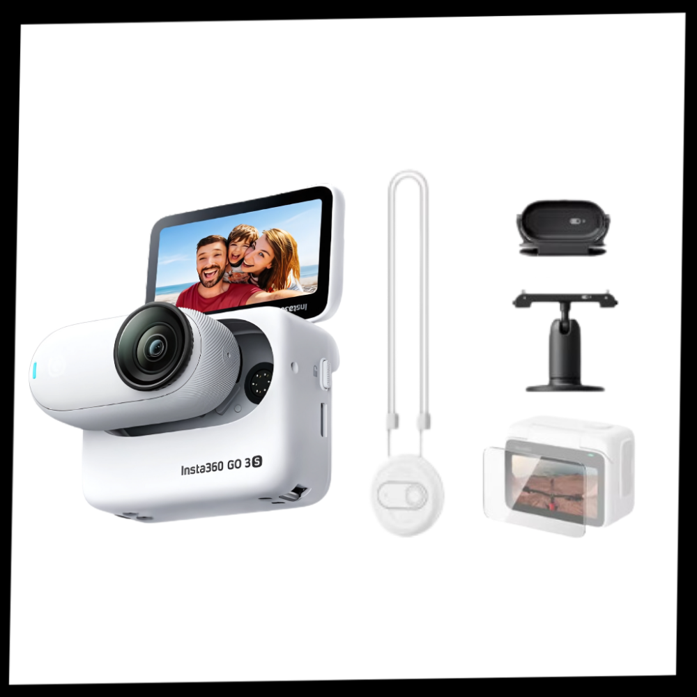 Insta 360 håndfrit kamera med magnetisk montering - Ozerty