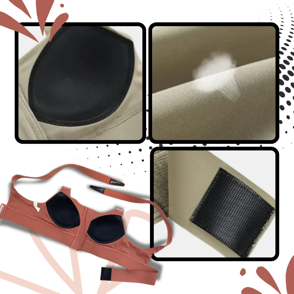 Sports-BH med racerback og maksimal støtte - Ozerty