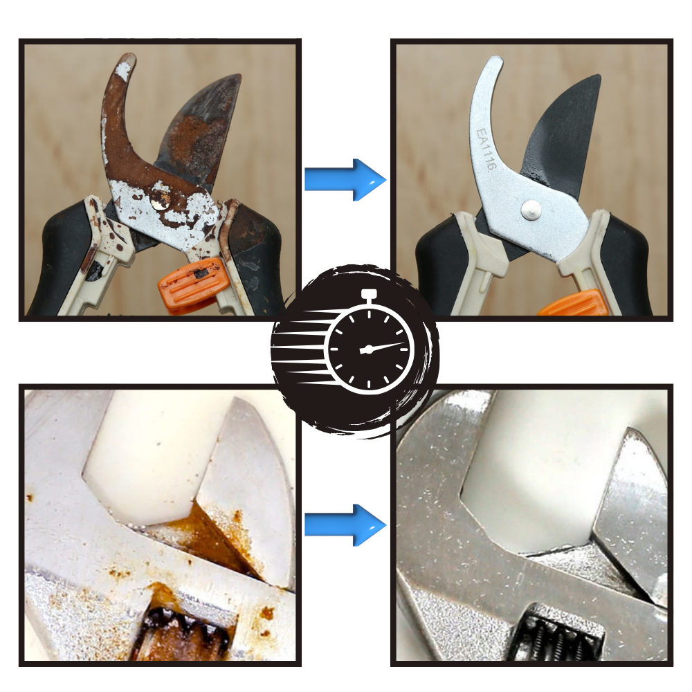 Spray med metalsmøring til rust
- Ozerty