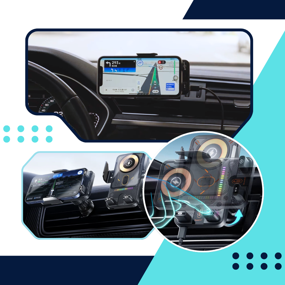 Miles Confidence bilholder med oplader - Ozerty