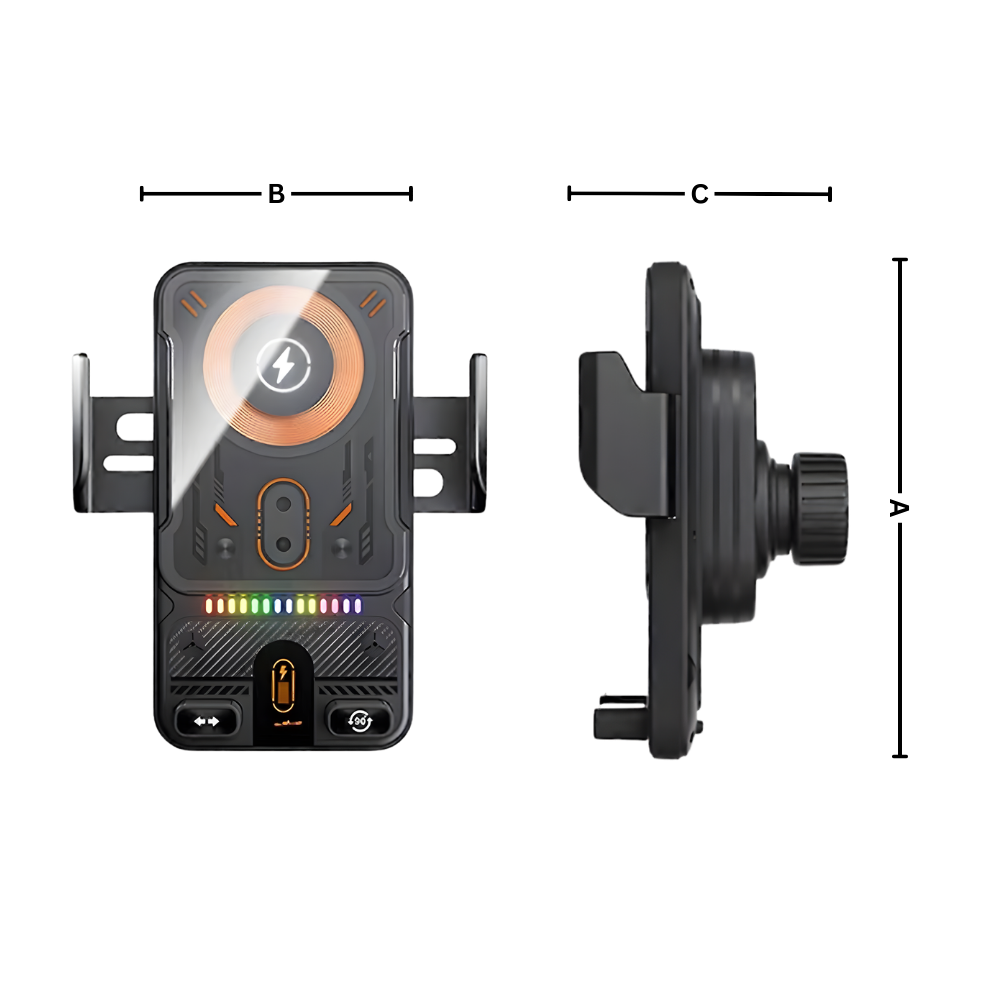 Miles Confidence bilholder med oplader - Ozerty