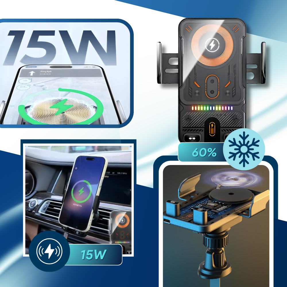 Miles Confidence bilholder med oplader - Ozerty