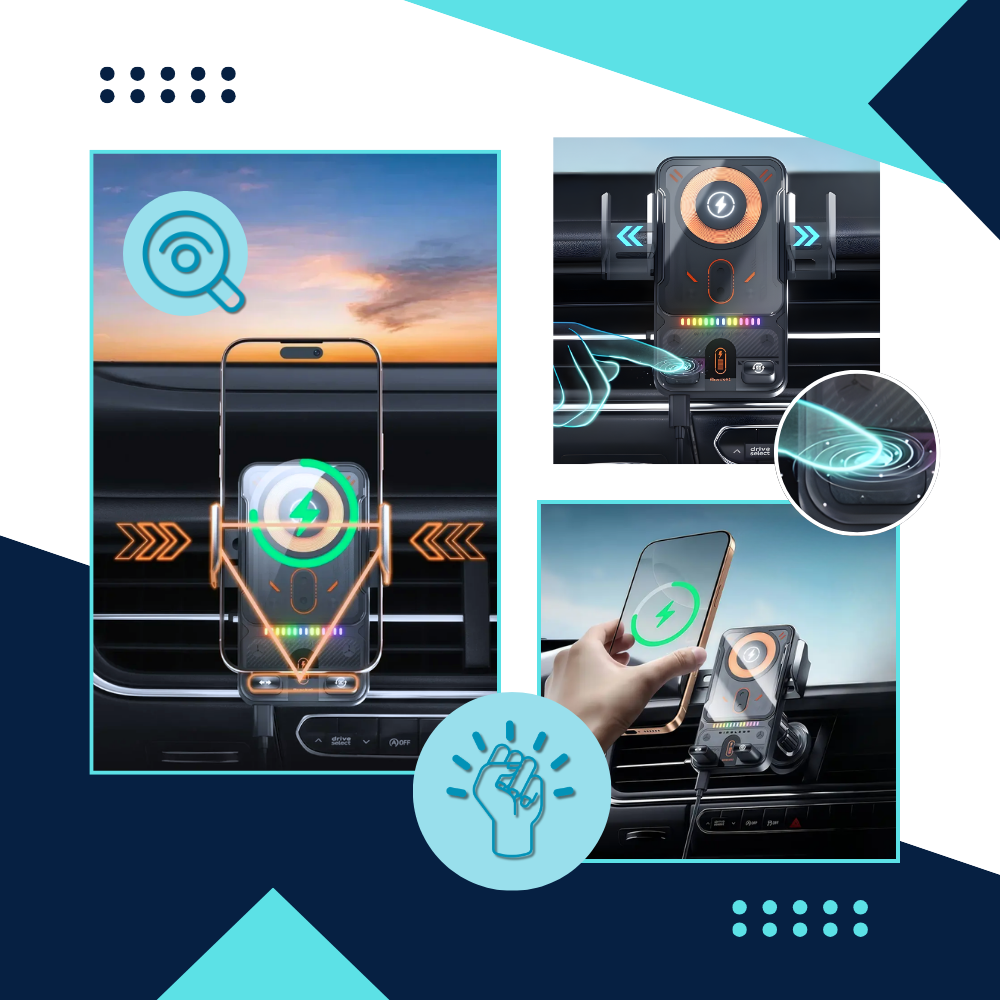 Miles Confidence bilholder med oplader - Ozerty