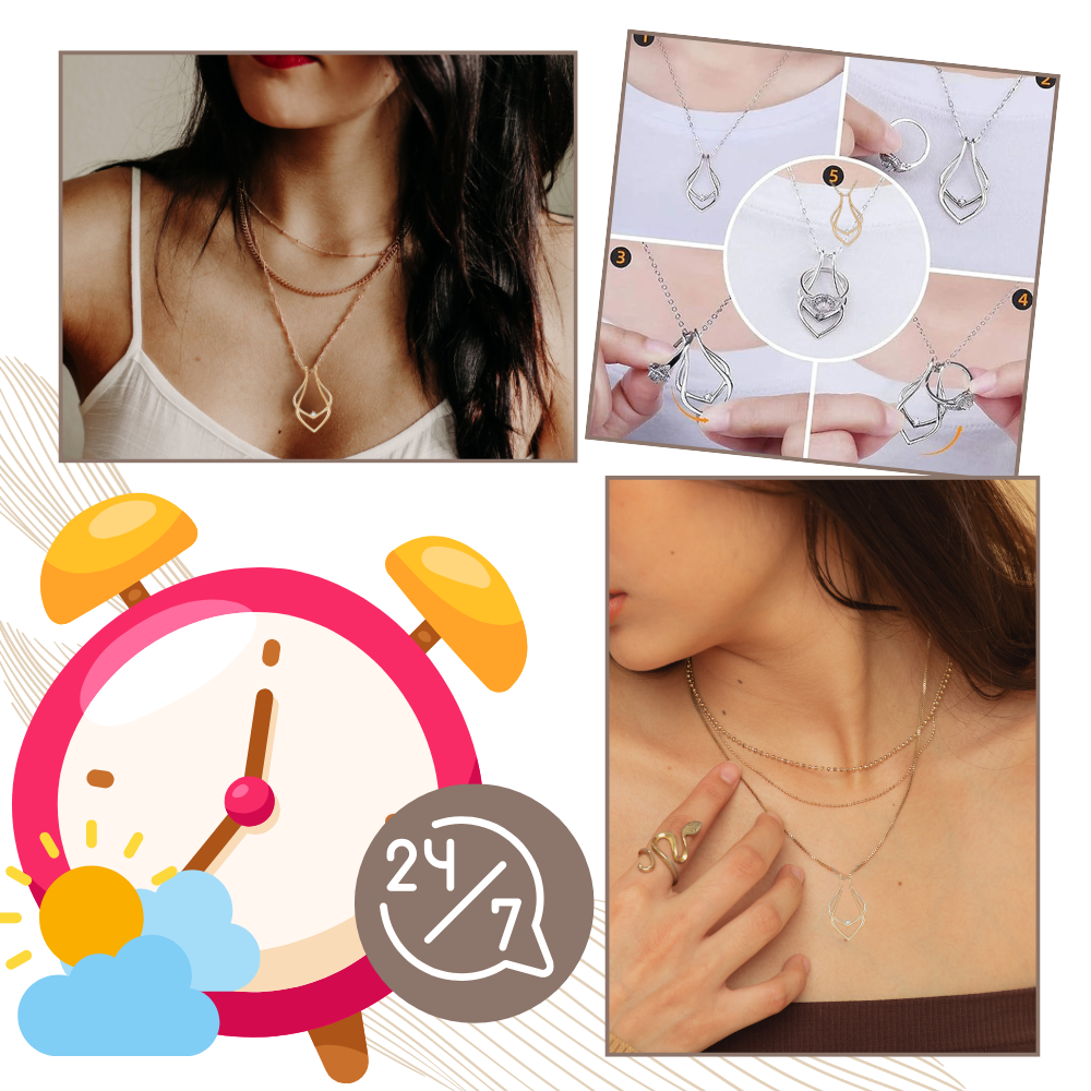 Minimalistisk ringholder som hængesmykke
- Ozerty, 2 i 1 Telefon ringholder - Ozerty