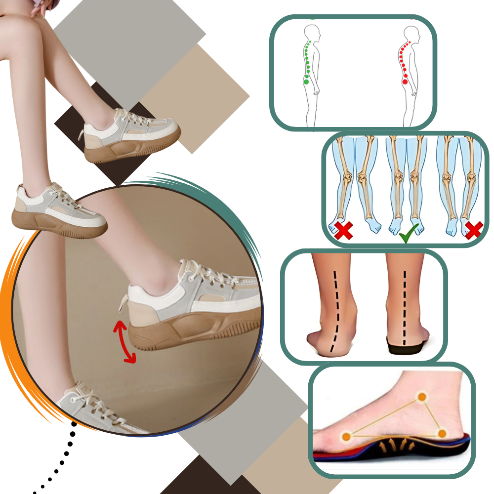 Moderne modebevidste ortopædiske sneakers
- Ozerty