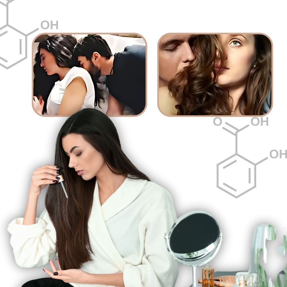 Humørforstærkende hårolie med duftstof - Ozerty