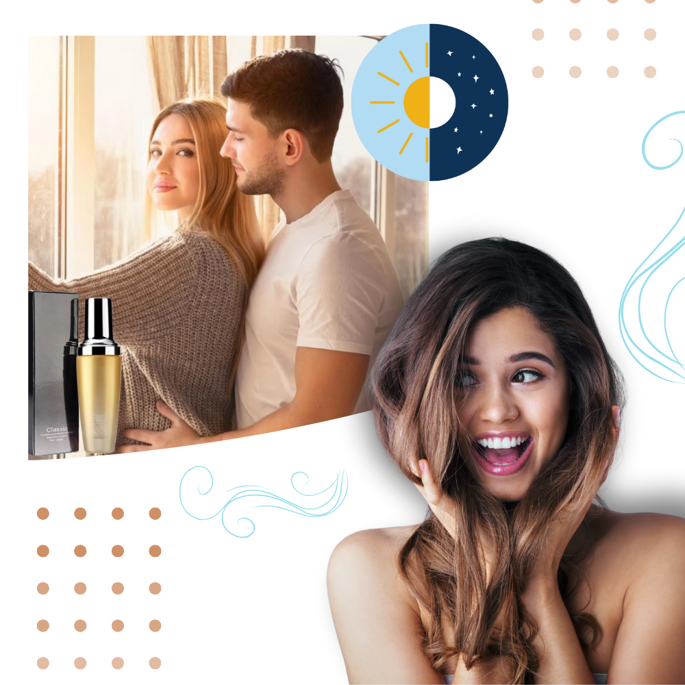 Humørforstærkende hårolie med duftstof - Ozerty