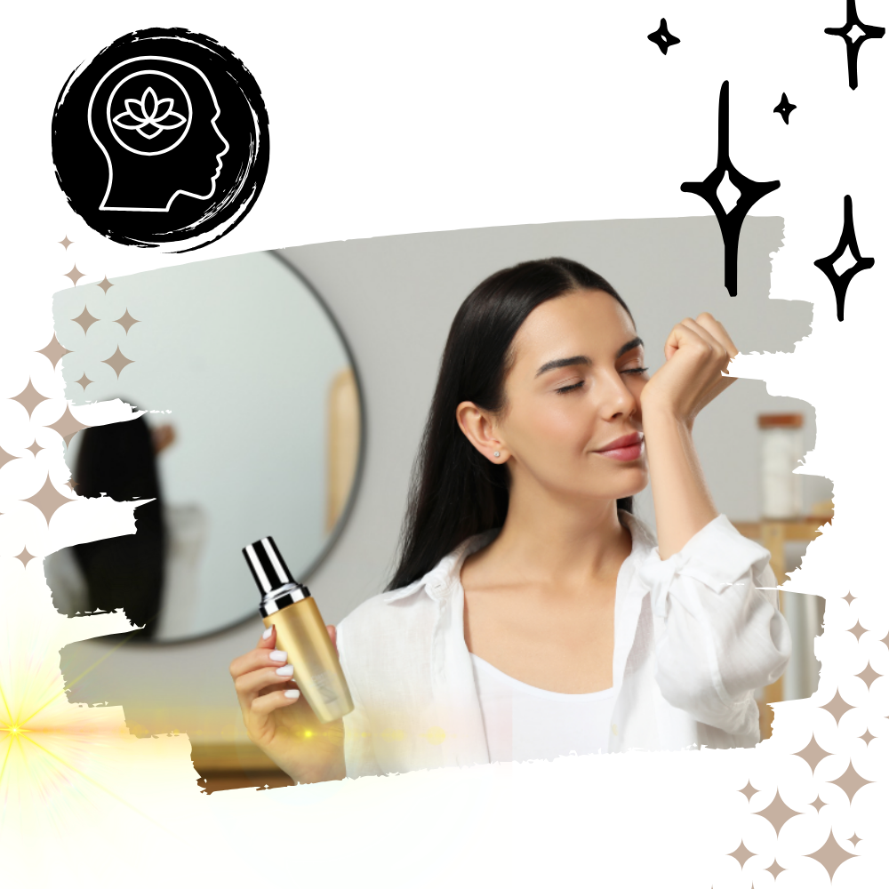 Humørforstærkende hårolie med duftstof - Ozerty