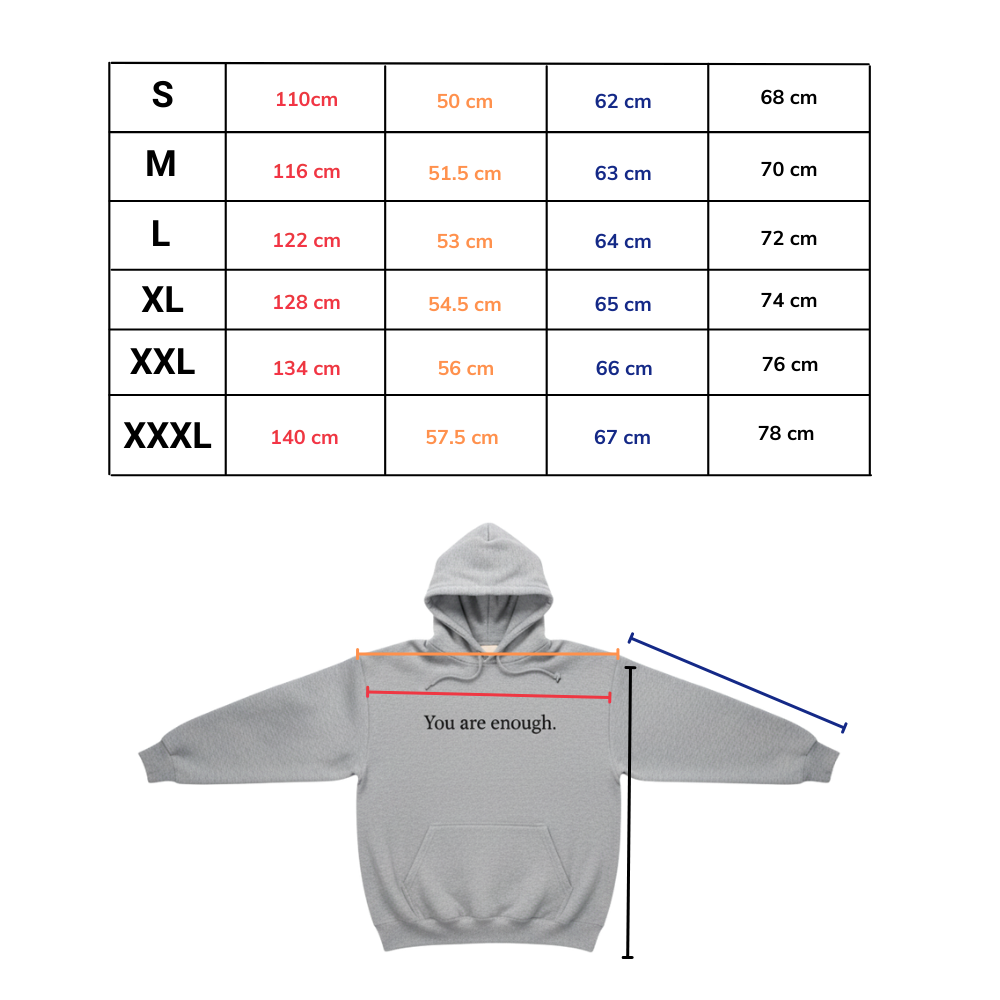 Motiverende Loose Hoodie til Kvinder - Ozerty