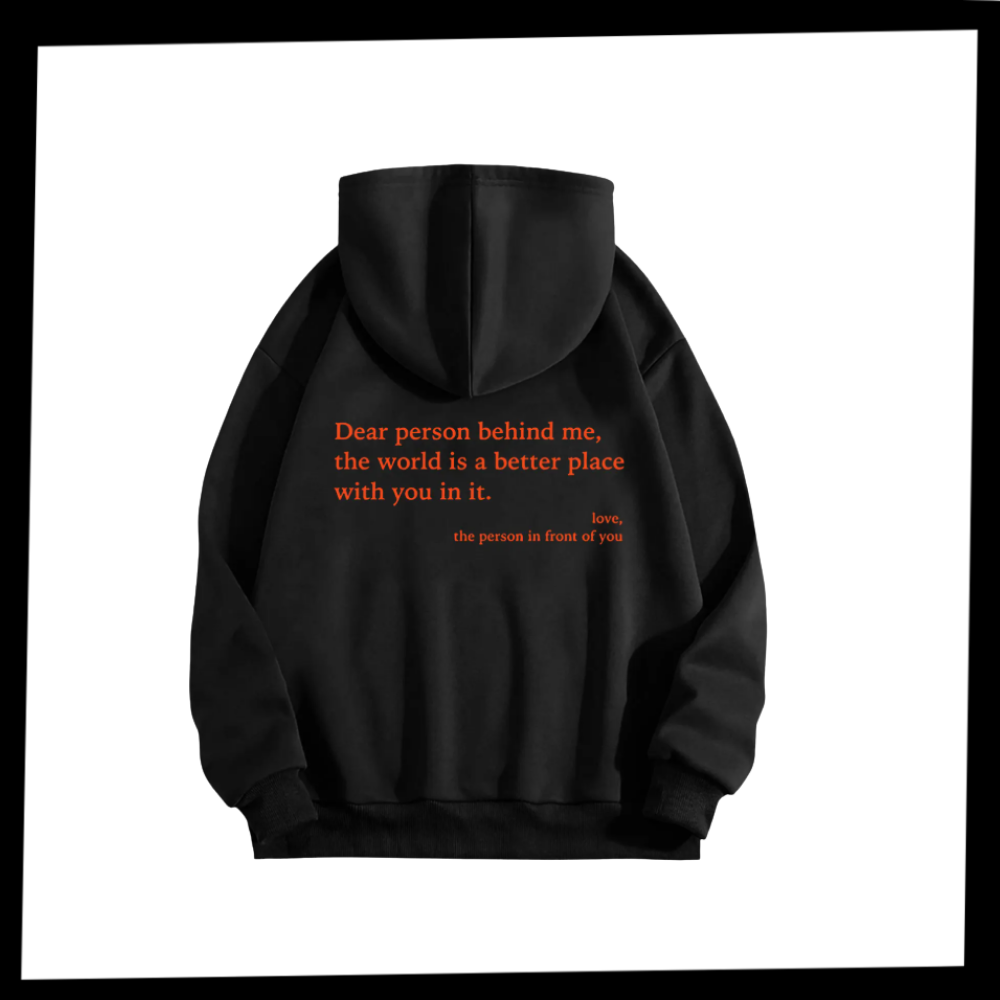 Motiverende Loose Hoodie til Kvinder - Ozerty