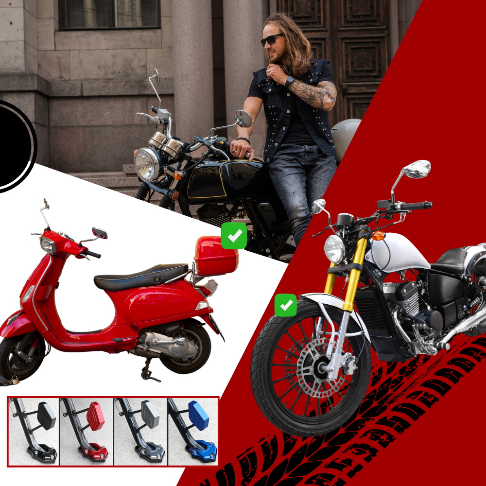 Motorcykel Legering Kickstand Combo - Ozerty