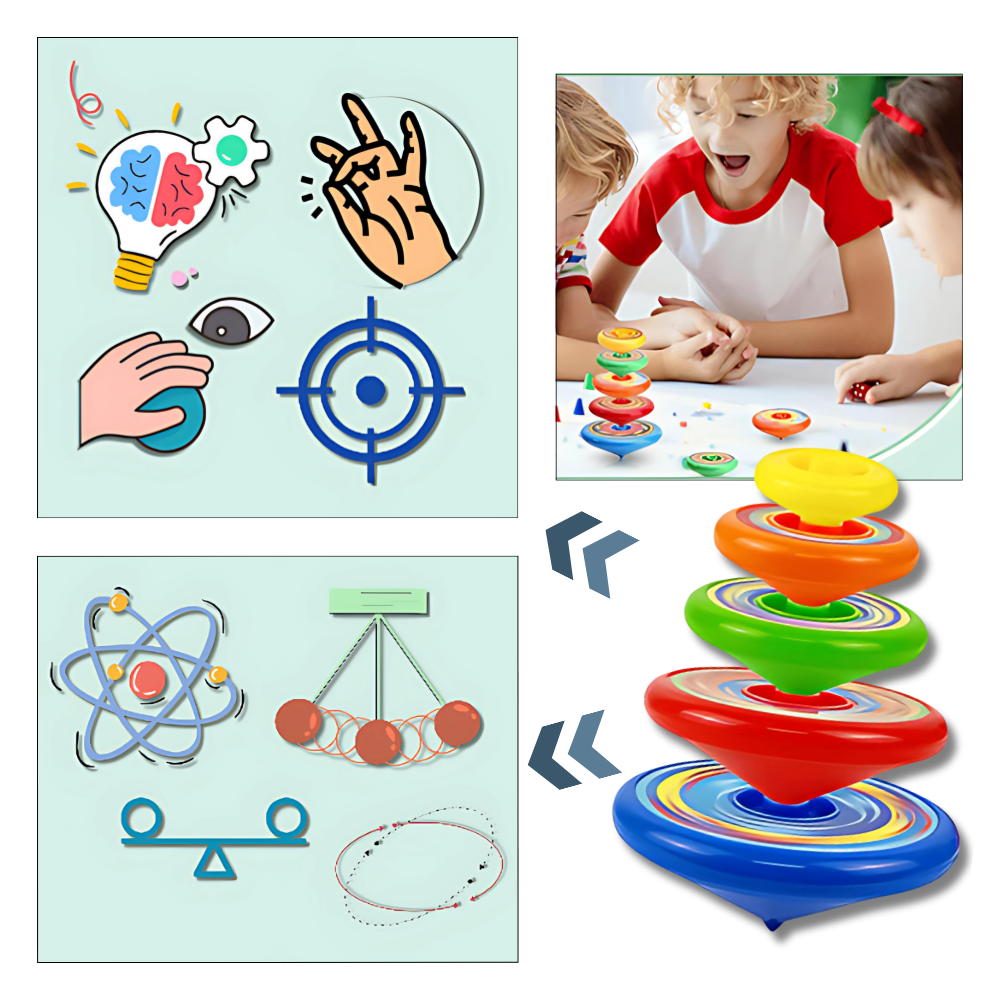 Sjove snurretoppe i flere lag - Ozerty