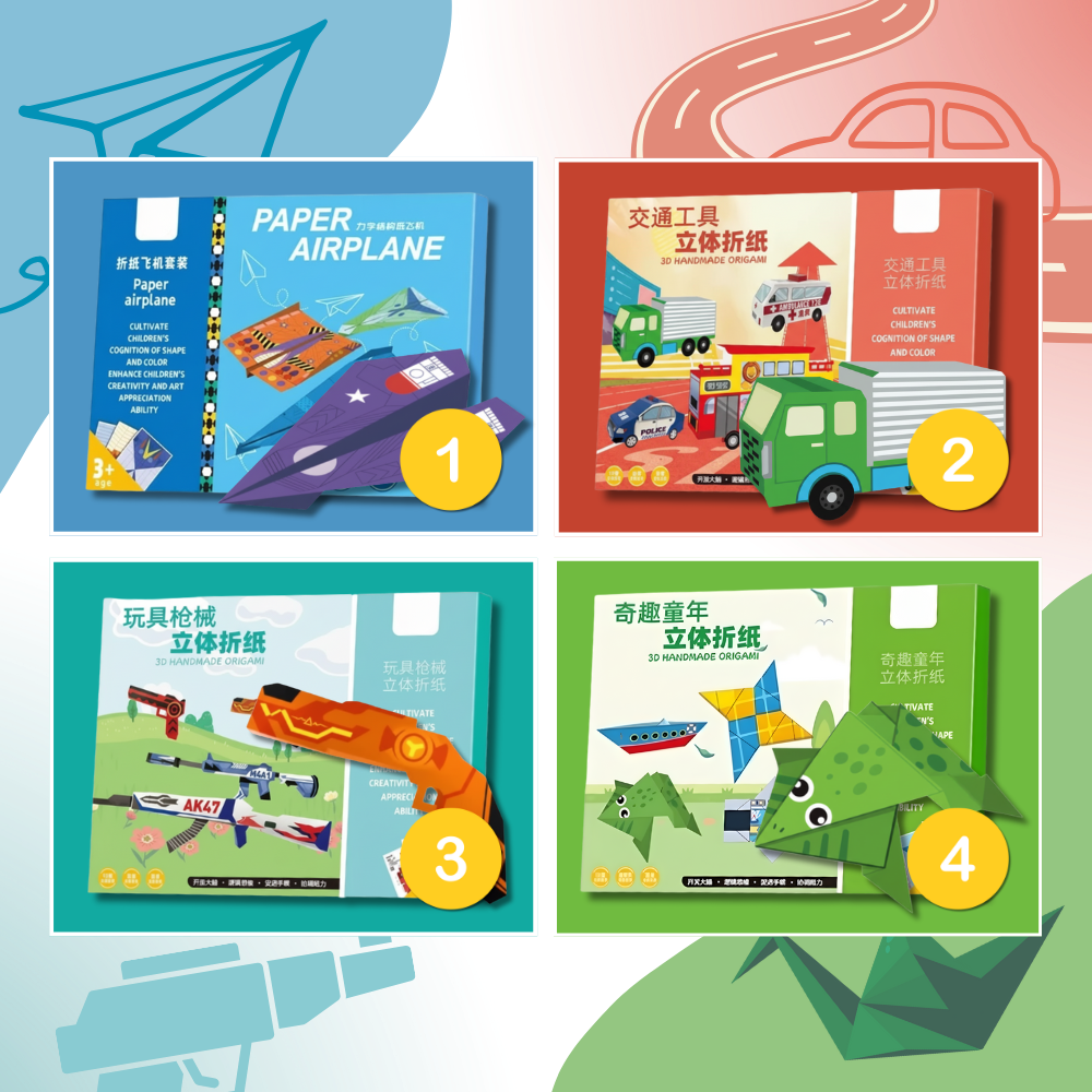 Origamibog med Flere Temaer - Ozerty