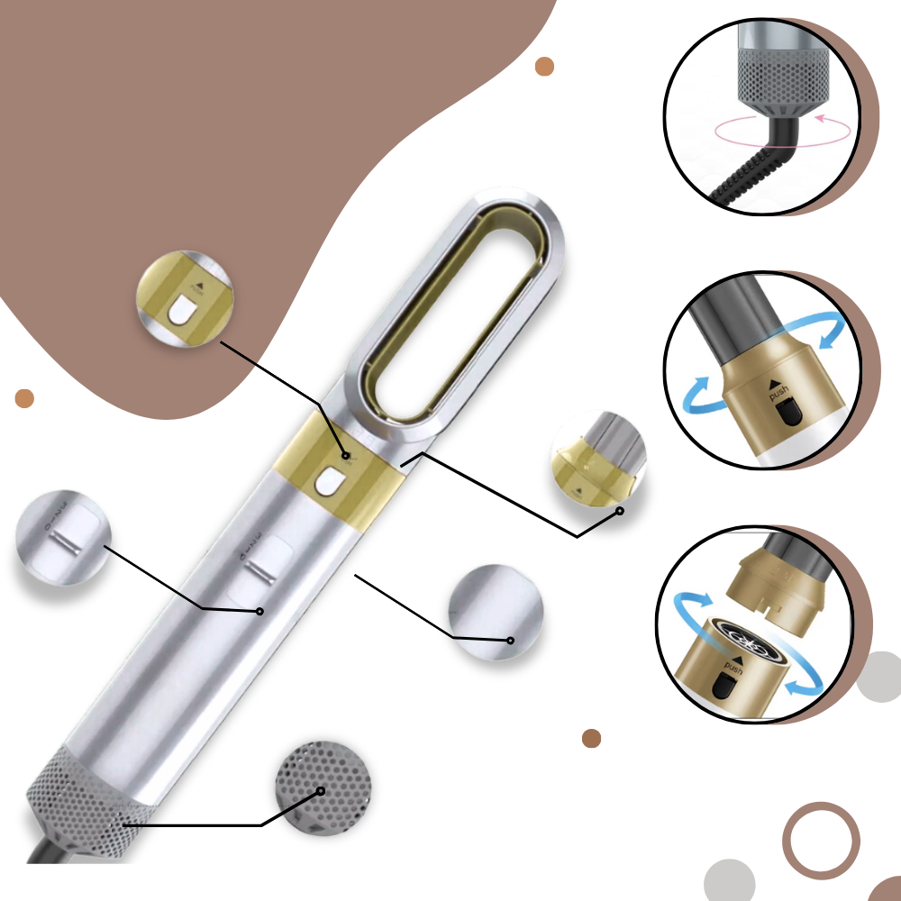 Multifunktionel Hårstyling-Pro - Ozerty