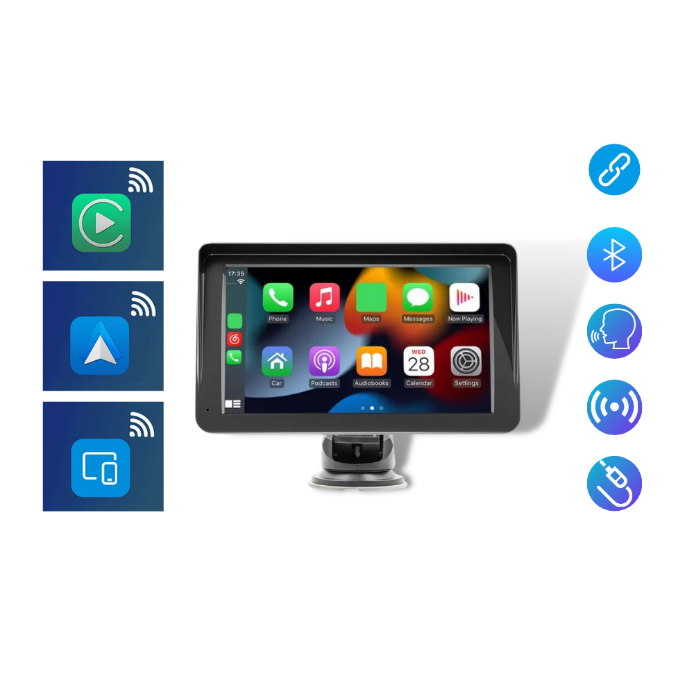 Trådløs multimedieafspiller i bilen
- Ozerty