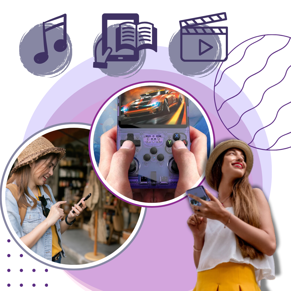 Håndholdt retro spillekonsol
- Ozerty