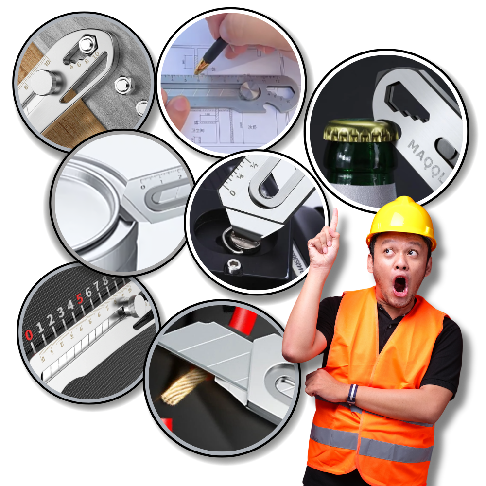 Multifunktionel udtrækkelig hobbykniv
- Ozerty