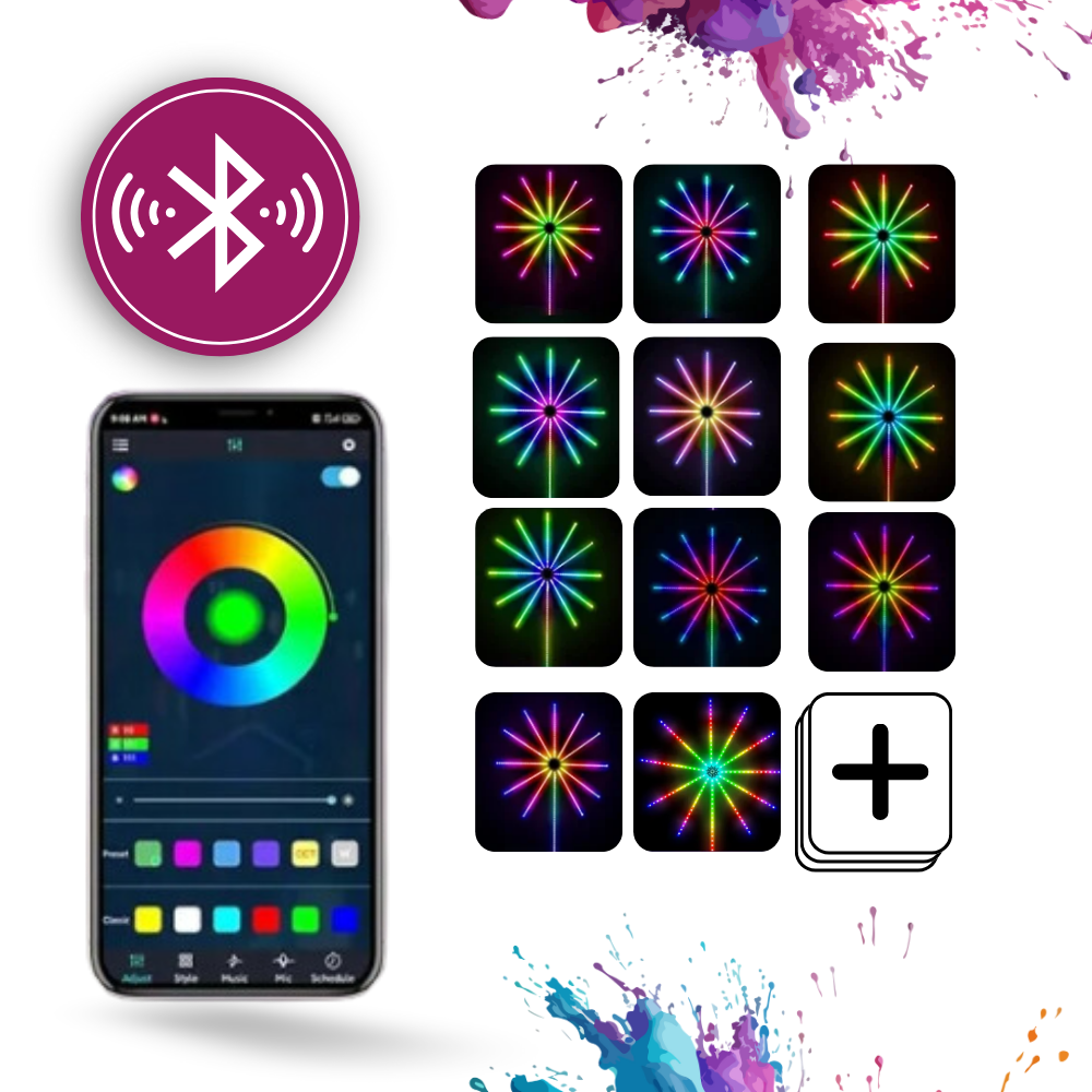 Musiksynkroniserede LED-lysstriber - Ozerty