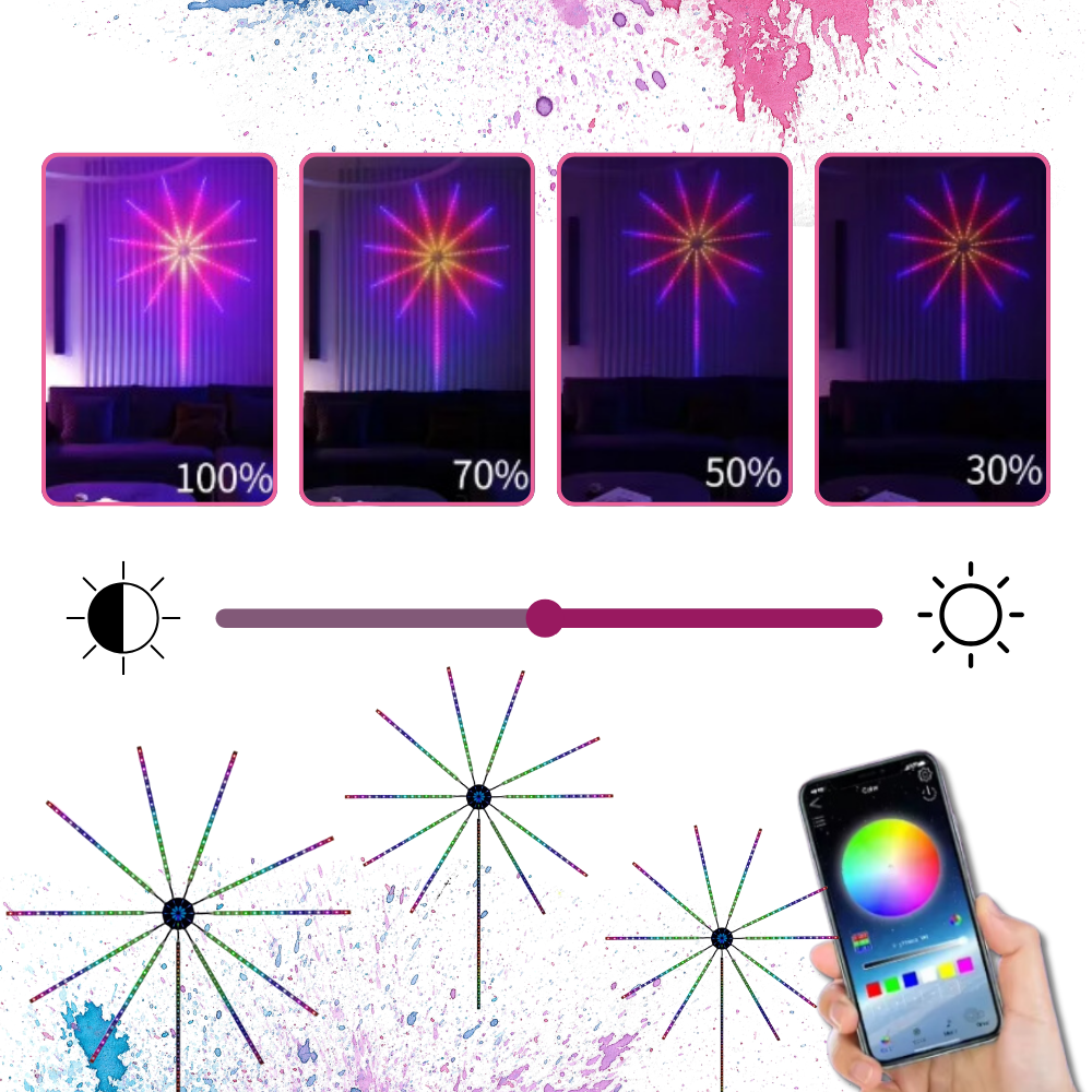 Musiksynkroniserede LED-lysstriber - Ozerty