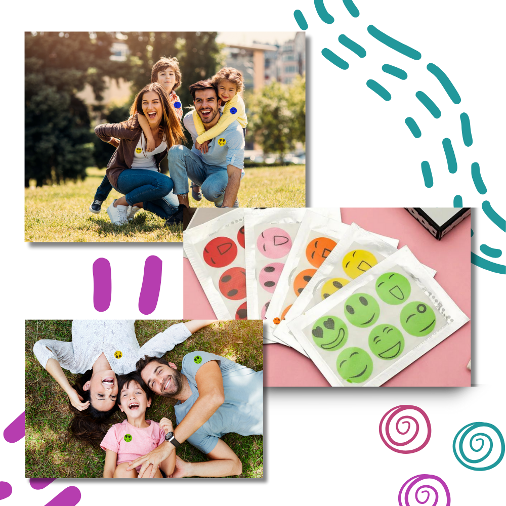 Klistermærker med myggebalsam af naturlige ingredienser
- Ozerty