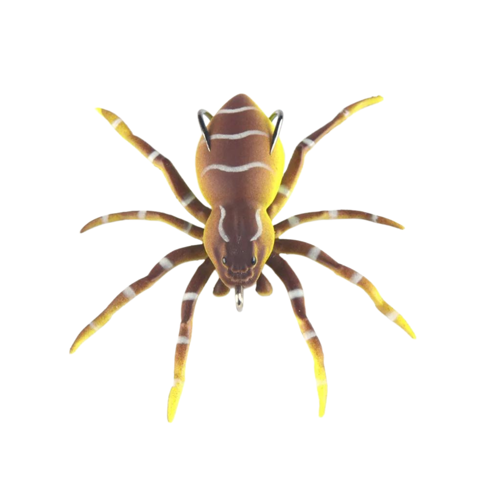 Edderkop med virkelighedstro bevægelser
-Brun - Ozerty
