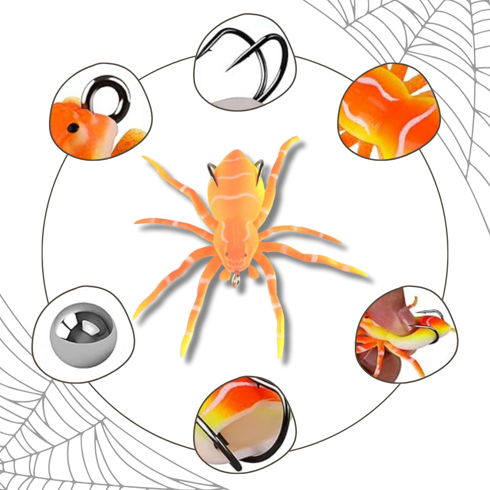 Edderkop med virkelighedstro bevægelser
- Ozerty