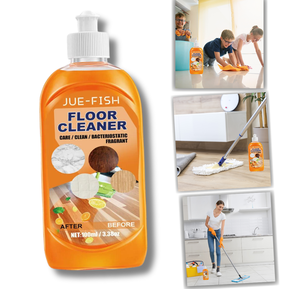 Multifunktionel marmorrens med naturlig duft
 - Ozerty