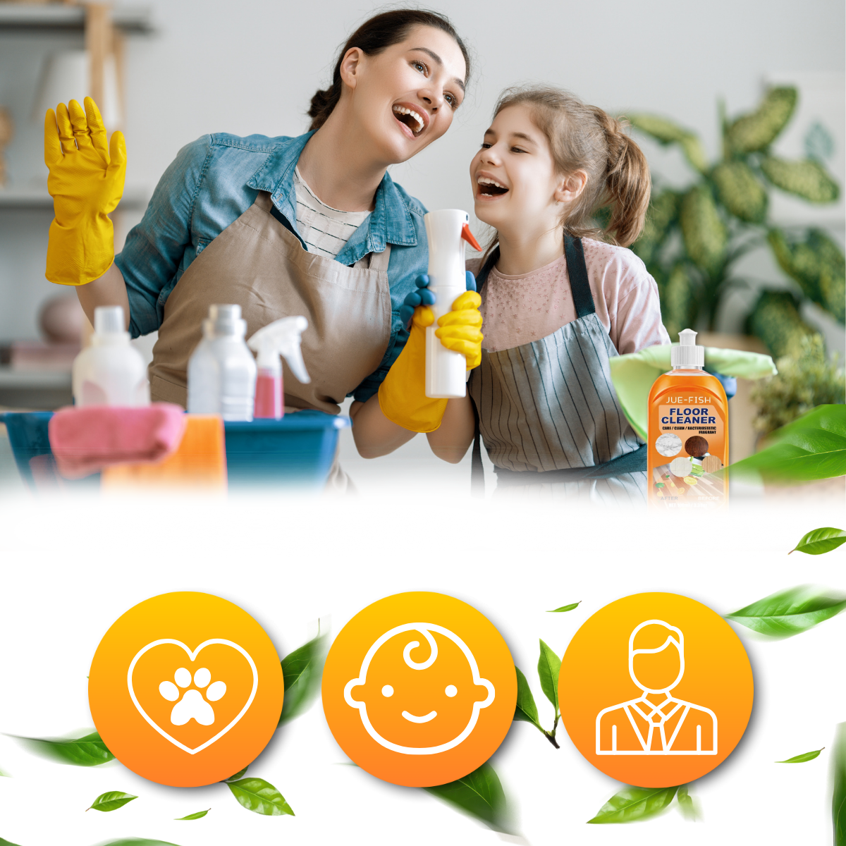 Multifunktionel marmorrens med naturlig duft
- Ozerty