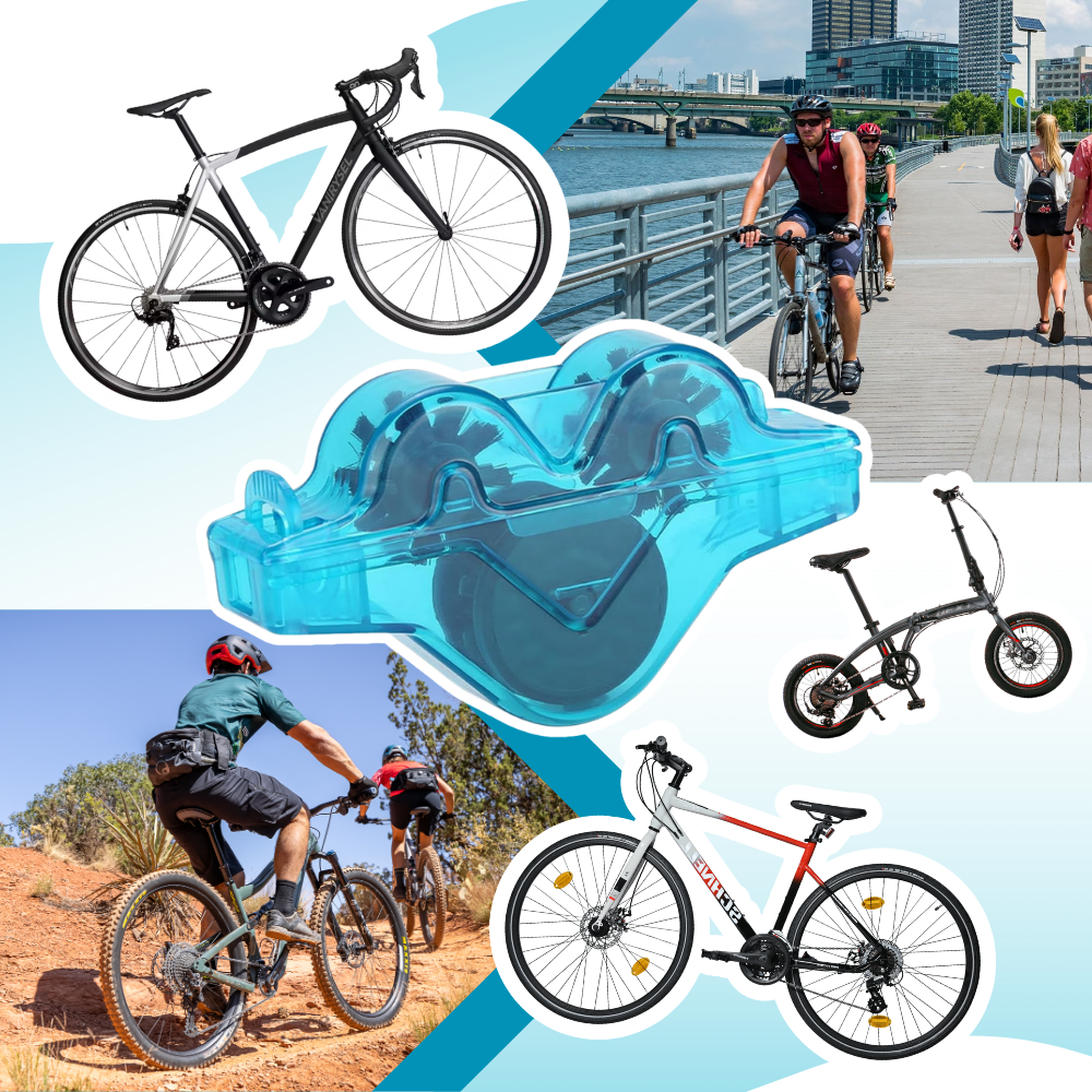 No-Mess 360° cykelkæderenser - Ozerty