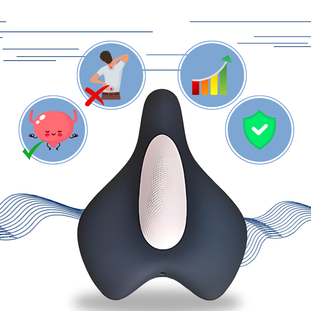 Ikke-invasiv bækkenbundstræner til lindring
- Ozerty