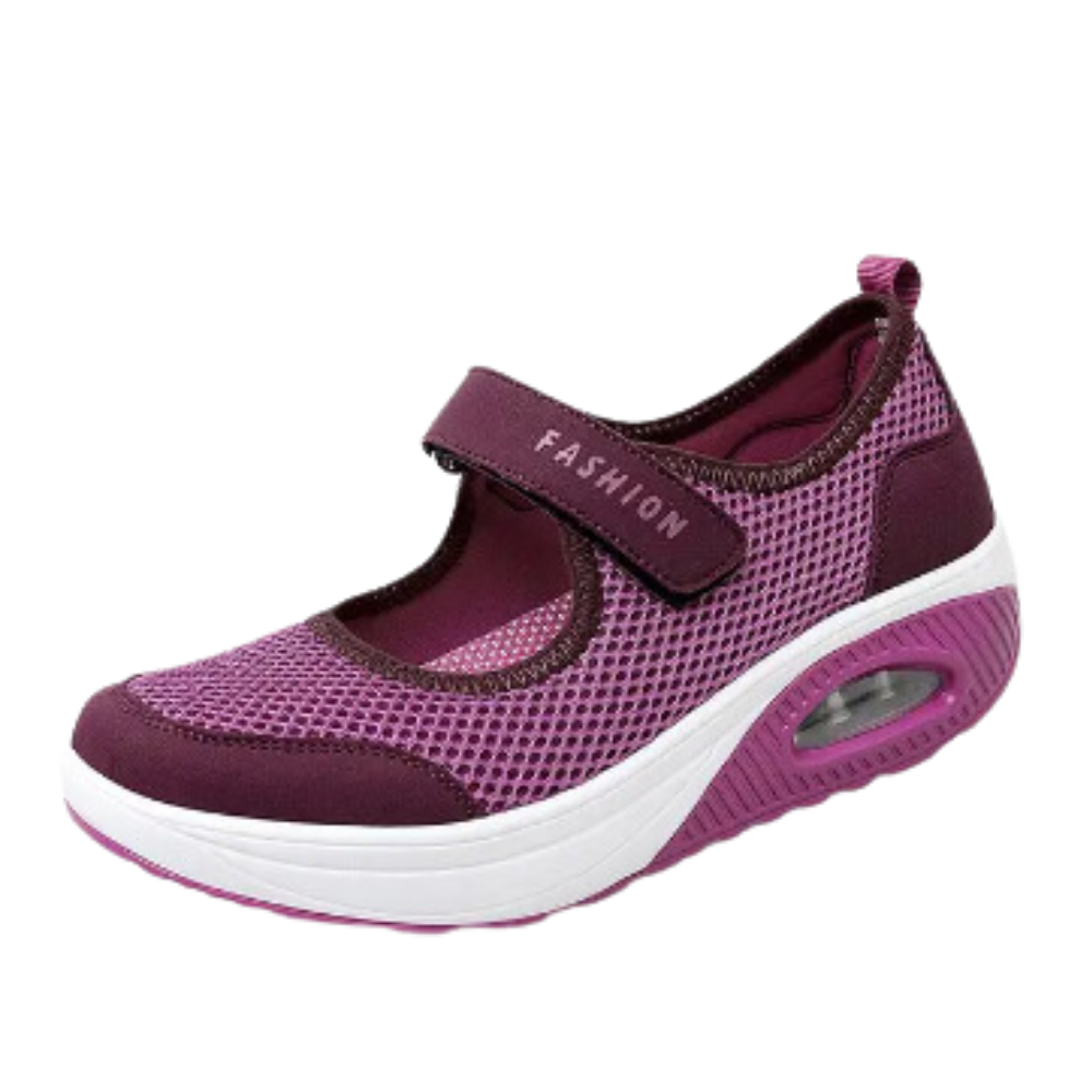 Skridsikre ortopædiske sneakers -Pink - Ozerty