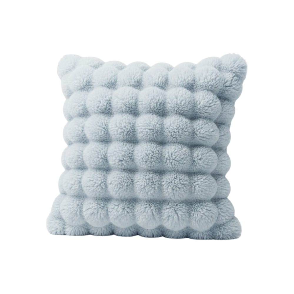 Skridsikre Behagelige Sofaovertræk i Plys -Blå - Ozerty