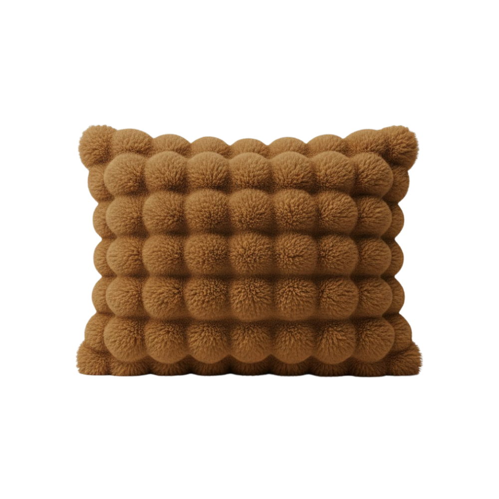 Skridsikre Behagelige Sofaovertræk i Plys -Kaffe - Ozerty